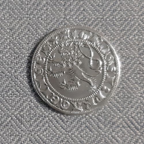 Grosz praski replika monety awers